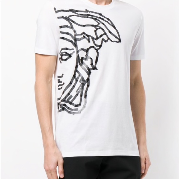 versace t shirt half medusa